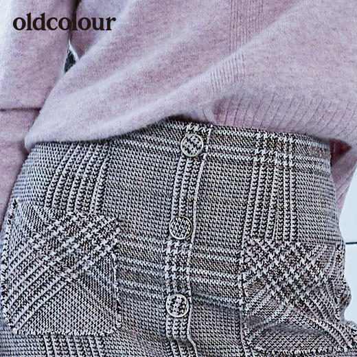 oldcolour冬季新品商场同款梭织半身裙L42061221 商品图2