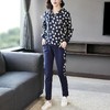 SP7220C131新款时尚洋气印花连帽卫衣休闲裤两件套 商品缩略图1