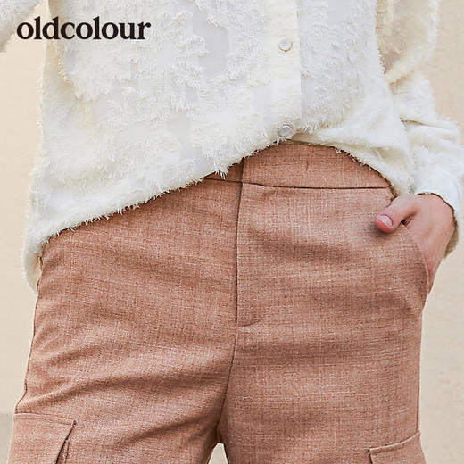 oldcolour商场同款冬季新品西装九分休闲裤女L41073152 商品图2