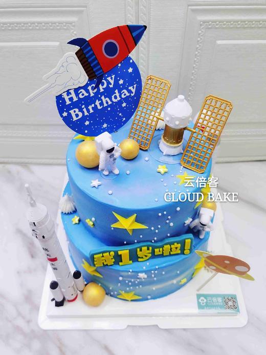 【宇航员太空主题】年龄牌可做1~10岁，下单请备注 商品图3