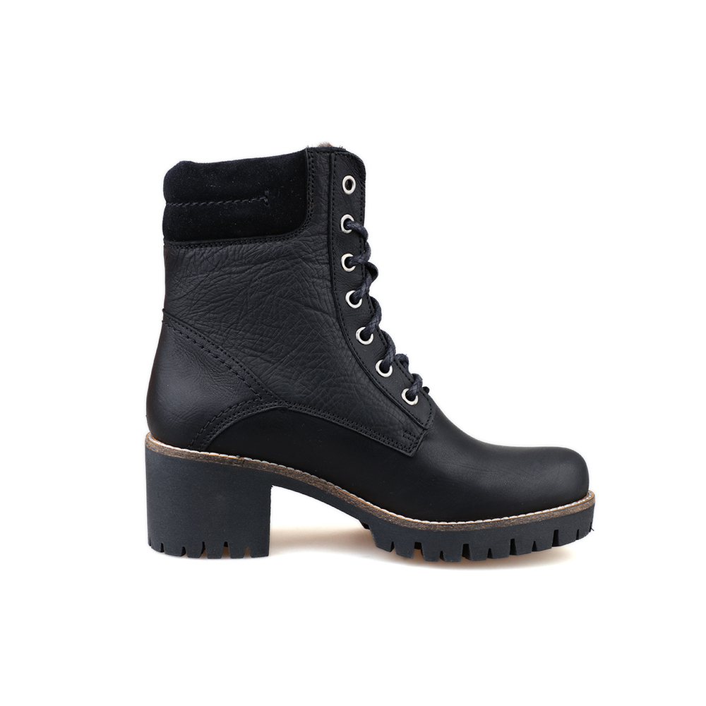 限时特价--西班牙原产时尚舒适加毛款女士皮靴PB17(优质保暖毛内衬)