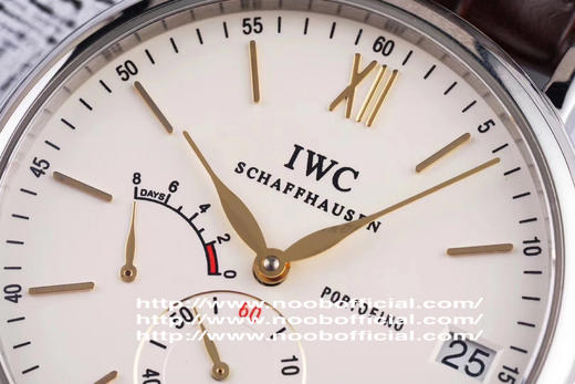 N新品 颜值巅峰IWC旗下最耀眼的明星，万国长动能专家全新的柏涛菲诺八日链腕表【表壳】316L精钢表壳，打磨抛光非常圆润，后盖编码一表一号（绝不重复） 商品图10