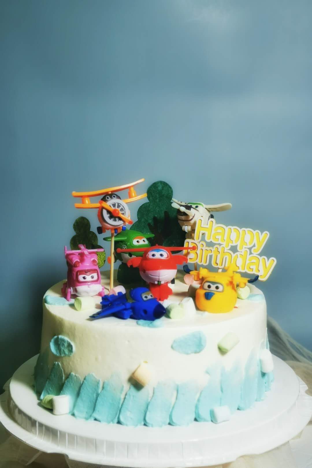 【甜久荟-小飞侠】让孩子尖叫的礼物 纯动物鲜奶蛋糕 0添加 低糖 好吃又健康 时令鲜果