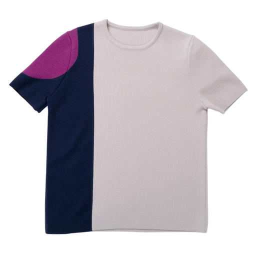 【马赛克清晨】AtelierMissLu趣味设计圆方马赛克拼色绵羊毛上衣 商品图4