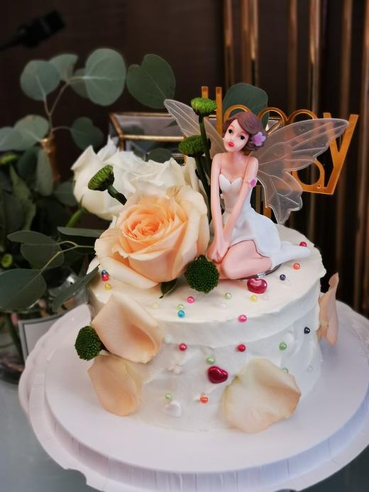 【甜久荟-花仙子】鲜花蛋糕-素雅色系 商品图2