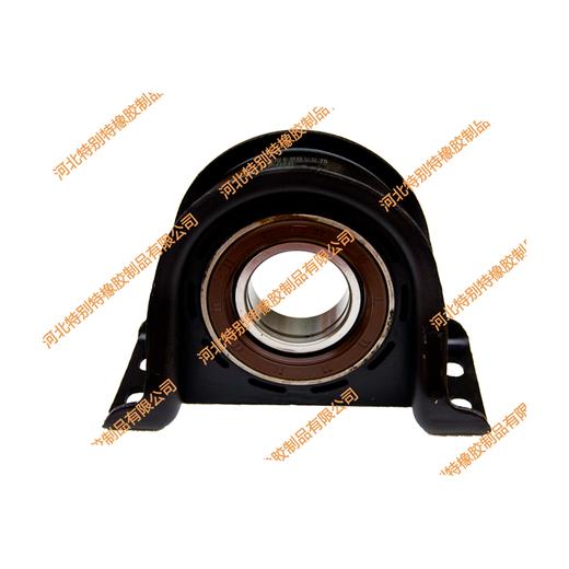 格尔发75吊架总成、德龙75吊架总成（双孔）（槽钢黑）（孔径247mm）（单价=1个，8个=1箱）/格尔发75传动轴吊架总成、德龙75传动轴吊架总成/格尔发75传动轴过桥总成、德龙75传动轴过桥总成 商品图0