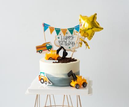 儿童挖挖机蛋糕 商品图0