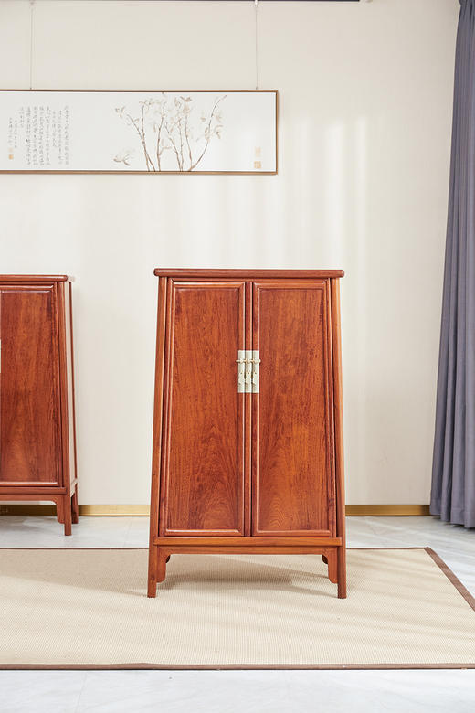 红桥红  家具严选  缅甸花梨（大果紫檀）  【125 明式素面 小圆角柜】 商品图5