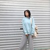 日单 U.N.Q 新冬季款  半高领 OV宽松裁剪女款纯色卫衣 WY333 商品缩略图2