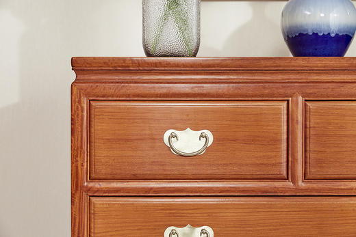 红桥红  家具严选  缅甸花梨（大果紫檀）  【106 明式素面 五斗柜】 商品图5