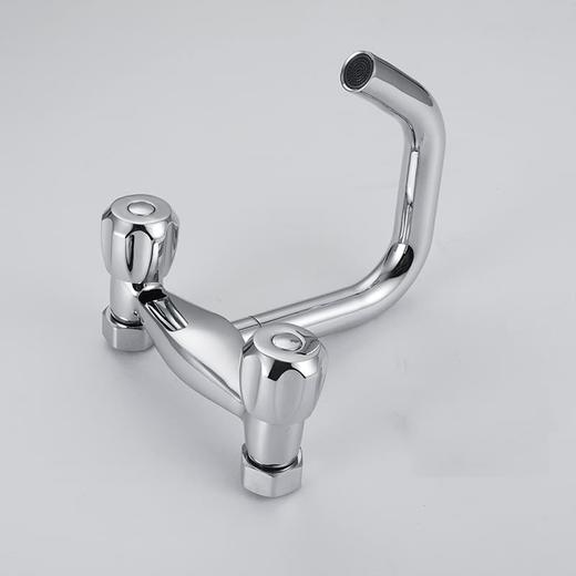 菜盆龙头 双把厨房龙头 360°旋转 冷热两用  WL-7052 商品图2