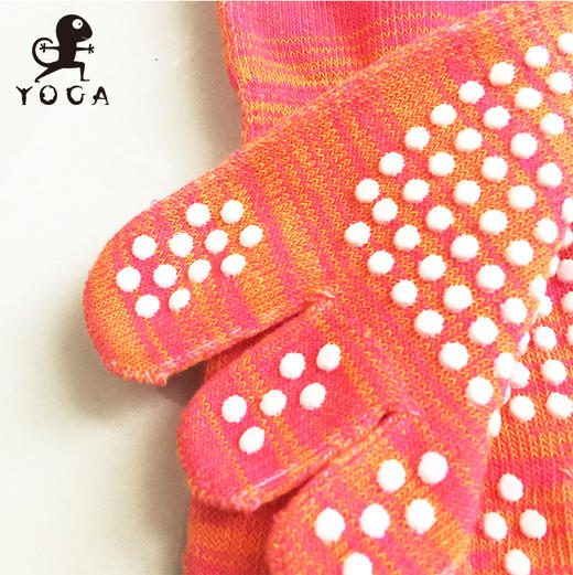 壁虎瑜伽《2501WZ316瑜伽袜》专业防滑瑜伽袜普拉提吸汗透气抓地五指袜 商品图3