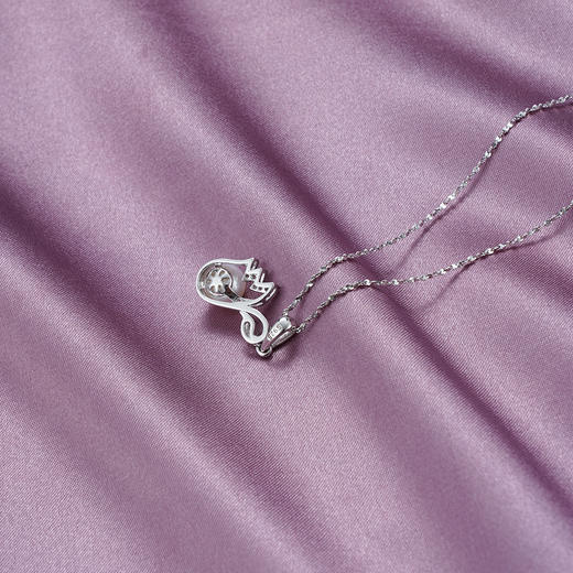 天鹅之意-S925银珍珠吊坠【PM1599-XF】(不含链）2010 商品图6