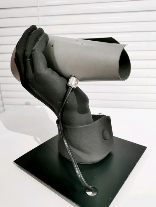 意大利中古1991年手型壁灯一对 岩灰色 商品图8