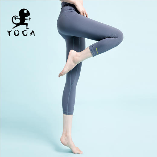 壁虎瑜伽 【椰子灰-七分裤】高腰瑜伽七分裤清仓不退不换 商品图6