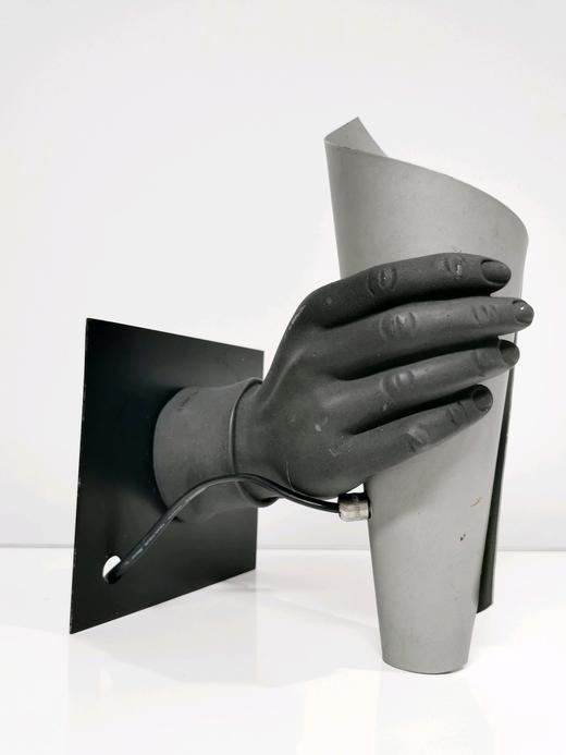 意大利中古1991年手型壁灯一对 岩灰色 商品图4