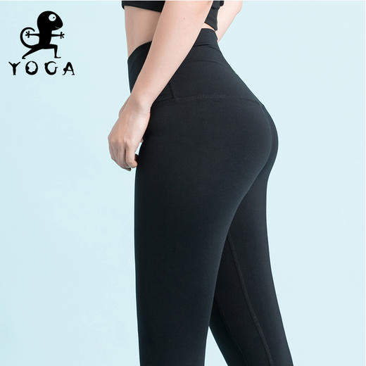壁虎瑜伽 【黑森林-七分裤】高腰瑜伽7分裤清仓不退不换 商品图5