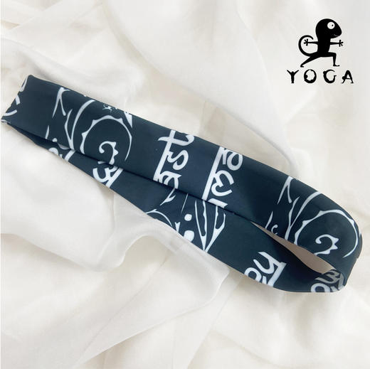 单拍不发货【现货秒发】壁虎多功能瑜伽运动透气吸汗柔软高弹发带 商品图3