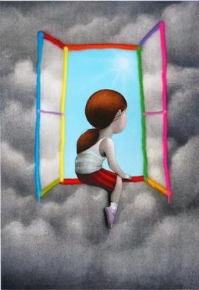 <At the window>seth globepainter版画