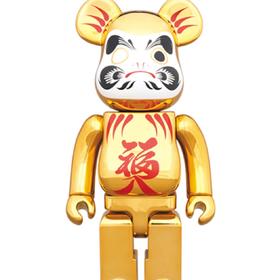 Bearbrick电镀达摩金色400%