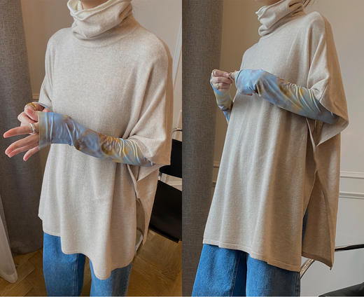 HIDEMI  “我们做印花”弹力收身打底上衣 商品图6