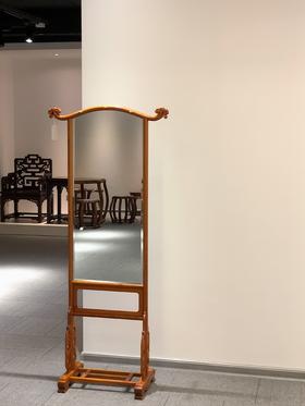 红桥红  家具严选  缅甸花梨（大果紫檀）  【170 如意 试衣镜】