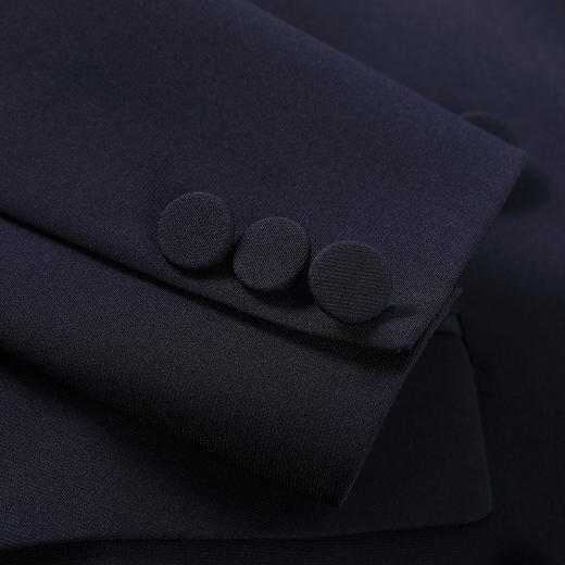 【上衣+裤子】罗蒙西服套装女双排扣青果领商务通勤职业西装 商品图6