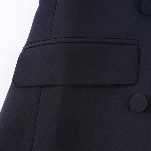 【上衣+裤子】罗蒙西服套装女双排扣青果领商务通勤职业西装 商品图5