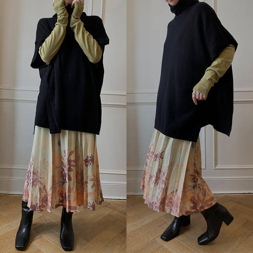 HIDEMI 秋冬叠穿基础必入/美利奴羊毛薄款高领毛衣 商品图14