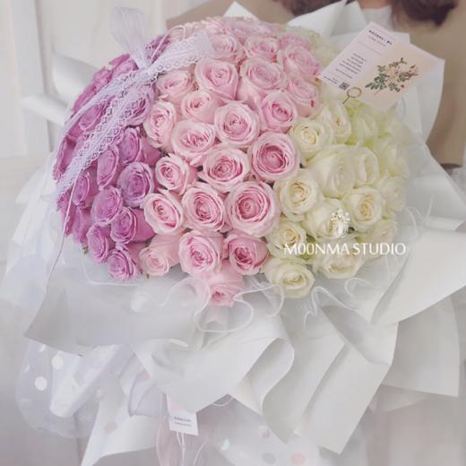 《甜蜜微风》. 99朵玫瑰花束 商品图2