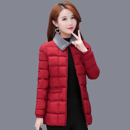 YW-YM-AB67时尚洋气保暖妈妈棉衣棉服外套 商品图2