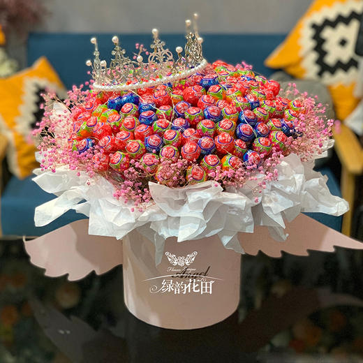 棒棒糖玫瑰花束卡通花束送女朋友老婆闺蜜同事生日告白纪念日61儿童节