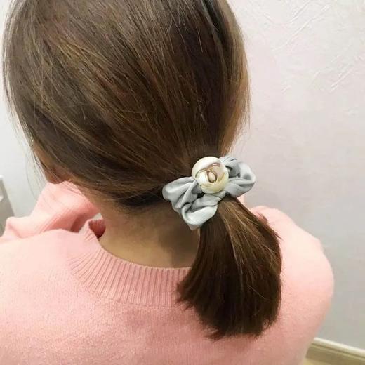 d1006156优雅发绳扎头绳女简约复古法式发圈