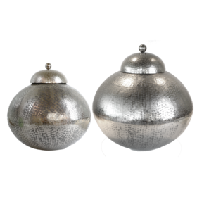 NS家居nsfurniture进口装饰金属储物罐盒NSDE-D32130030/31