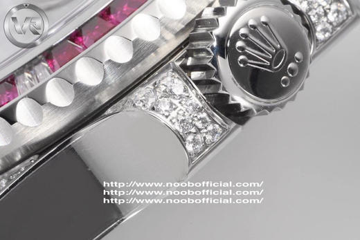 VR超级新品 GMT格林尼治II奢华的另一个新高度 完美复刻还原劳力 士格林尼治型II的密镶钻款——116759系列 商品图5