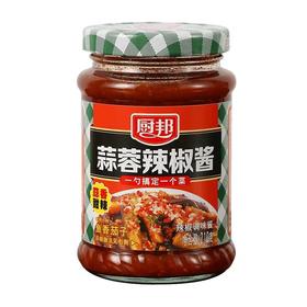 厨邦蒜蓉辣椒酱     210g*15瓶/件