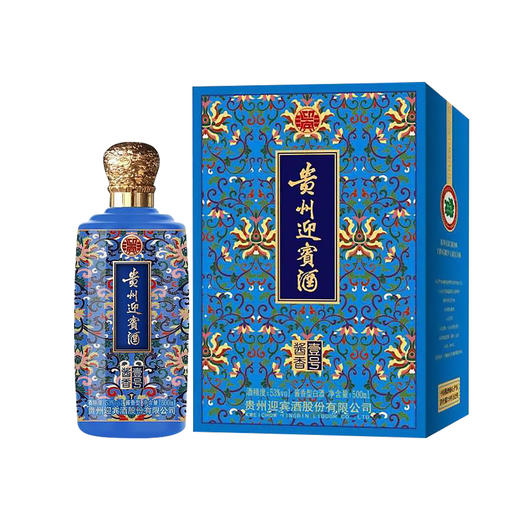 贵州迎宾酒酱香壹号 53度酱香型白酒 整箱500ml*6瓶包邮 商品图4