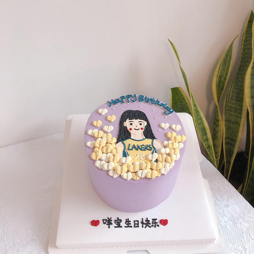 手绘爱心女孩女生-低糖处理无添加 商品图2