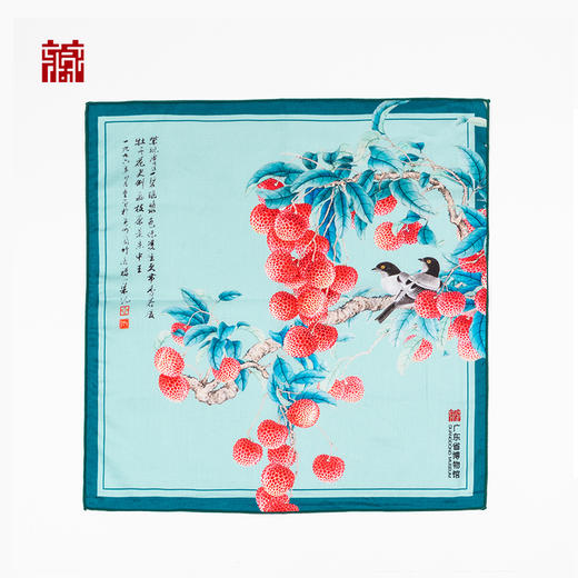 荔枝艺术手帕 商品图0