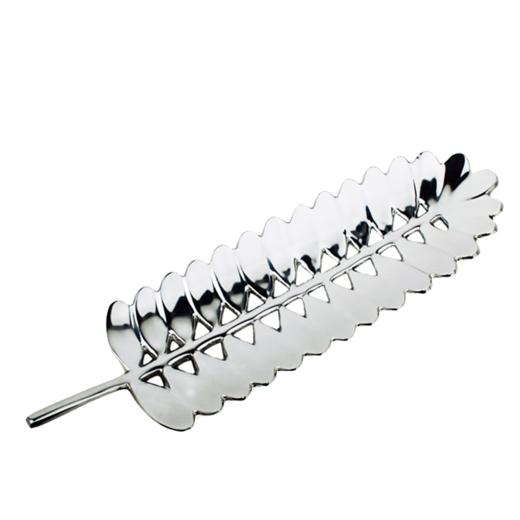 NS家居nsfurniture进口装饰长树叶金属托盘NSDE-D42090005/06 商品图2