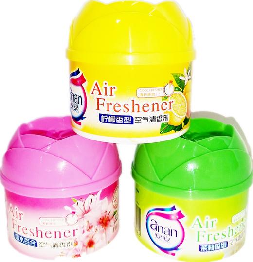 安安空气清新剂 90g固体清新空气芳香座 厕所除臭去异味香膏 室内汽车香座随机香型1支 商品图10
