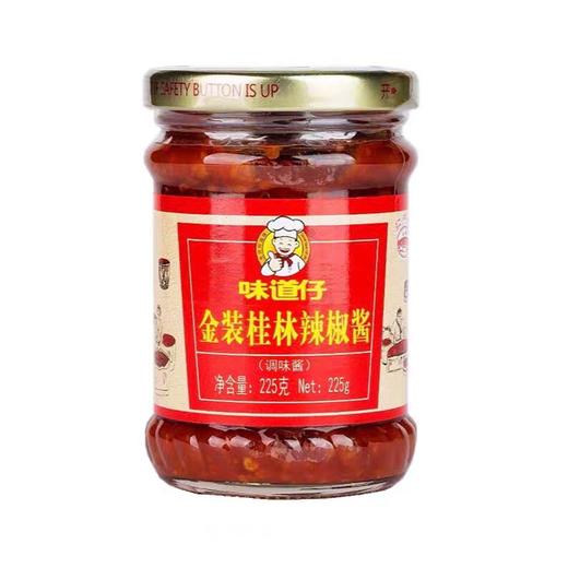 味道仔金装蒜蓉辣椒酱 225g/瓶 商品图0
