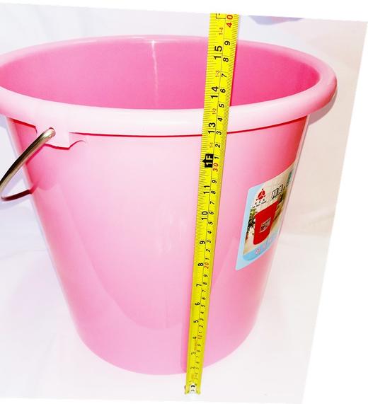 伟宜佳手提式水桶中号厚胶桶水桶34cm高36cm上径1个 商品图1