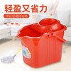 厚拖地桶地拖桶 颜色随机1个 手压带滑轮加厚洗拖把桶挤水桶墩布清洁单桶拖把压干桶家用大容量 商品缩略图3