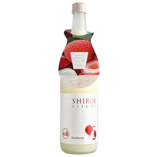日本原装进口白色可爱荔枝味牛奶酒甜酒果味酒720mL RDCT 商品图0
