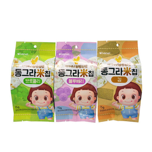 艾唯倪贝贝大圆米 15g袋 3种口味可选 商品图0