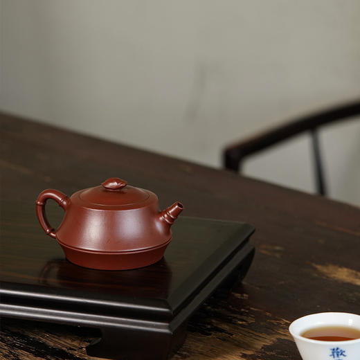 龙德堂陶艺 汤宣武制 《知足》 原矿紫朱泥 220cc 库存请咨询 商品图2