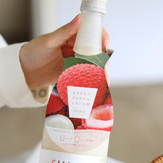 日本原装进口白色可爱荔枝味牛奶酒甜酒果味酒720mL RDCT 商品图2