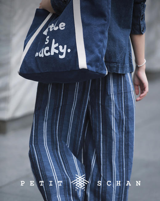 1999积分兑换 PETIT SCHAN小闪 little is lucky 超大容量帆布包 商品图9