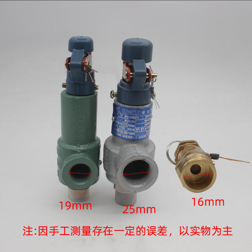 锅炉弹簧式安全阀A28H-16储气罐泄压阀排气A27W16T 商品图5